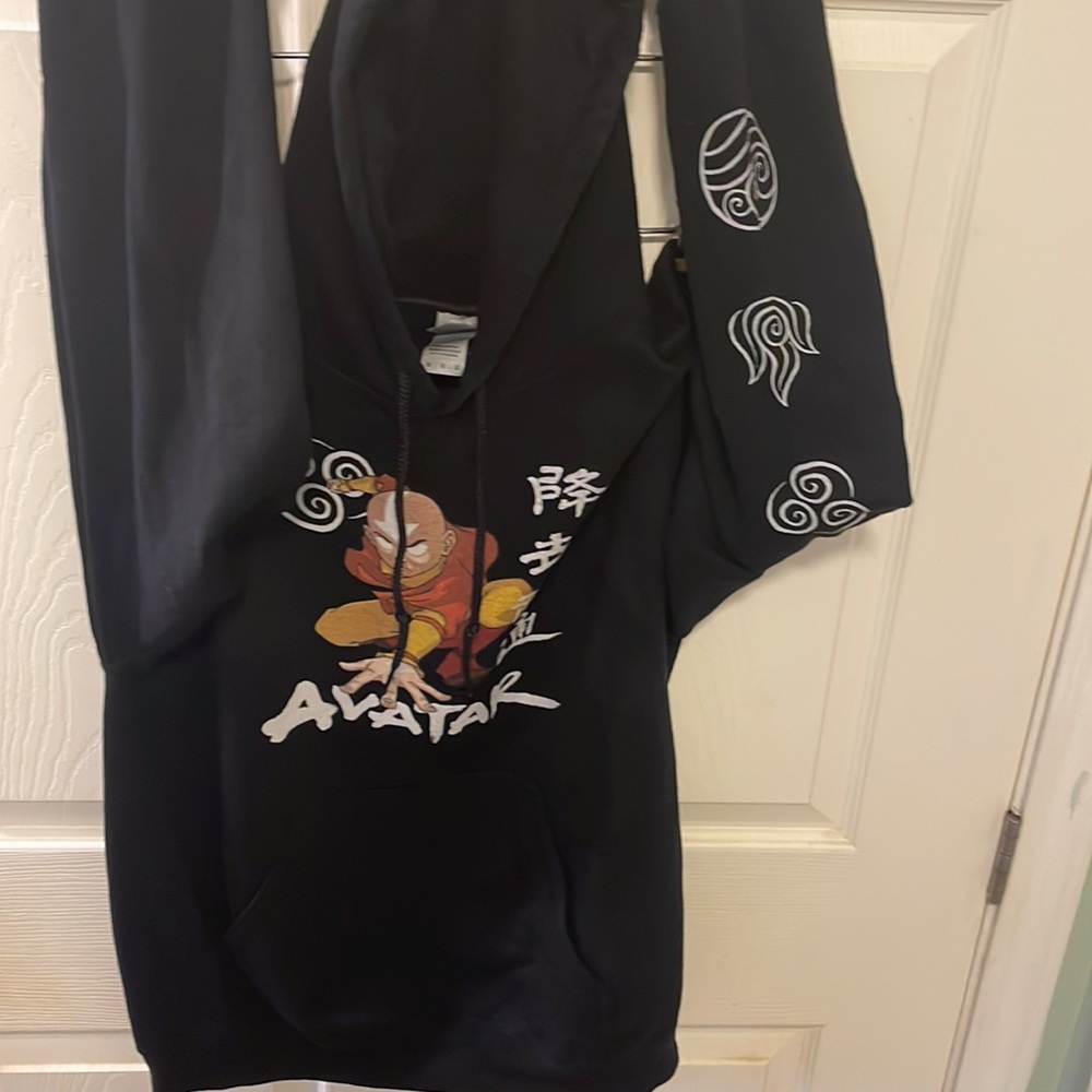 AVATAR the last air  bender  Black hoodie heavy weight sweatshirt Black M LNC